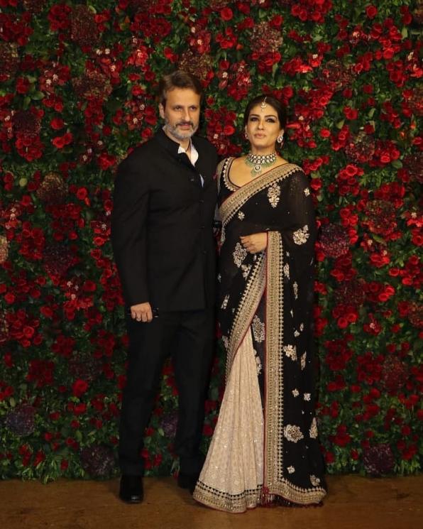 Raveena Tandon dan Anil Thadani (Instagram/@officialraveenatandon)