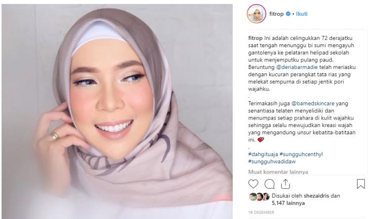 Fitri Tropika (Instagram/@fitrop)