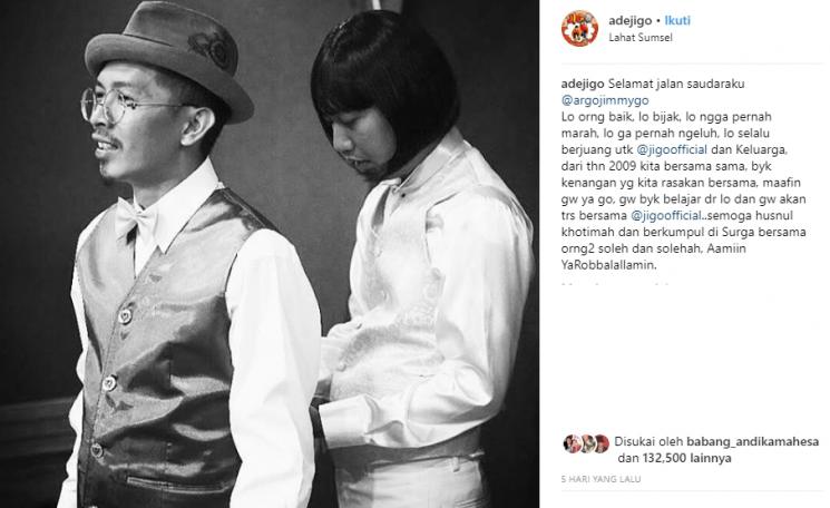 Aa Jimmy dan Ade Jigo (Instagram/@adejigo)