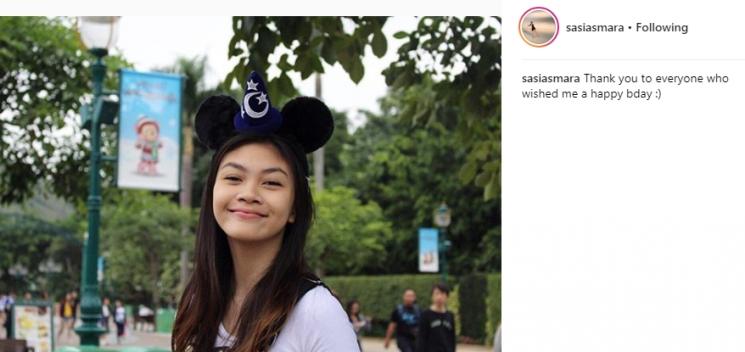 Sasi Asmara. (Instagram/@sasiasmara)