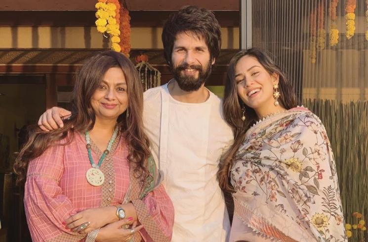 Shahid Kapoor bersama ibu, istri dan anaknya (Instagram/@mira.kapoor)