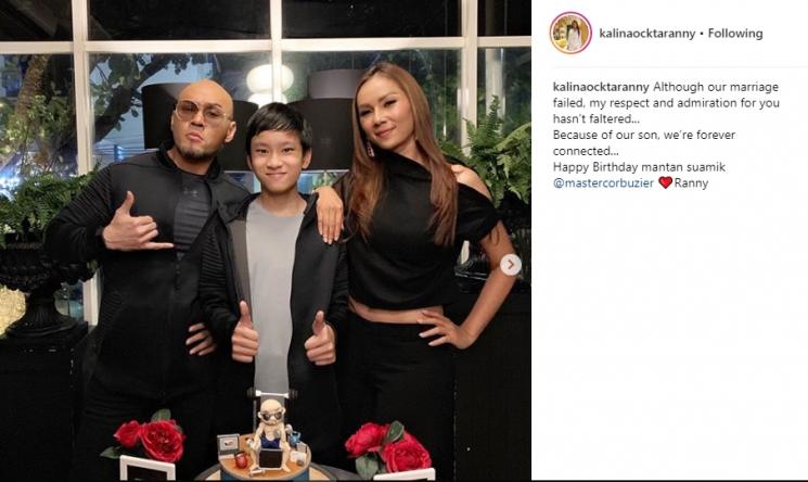Deddy Corbuzier, Azka dan Kalina. (Instagram/@kalinaocktaranny)