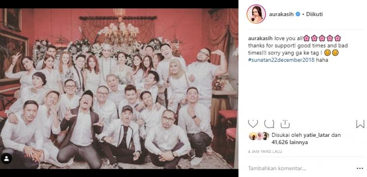 Foto Pernikahan Aura Kasih dan Eryck Amaral (Instagram/@aurakasih)