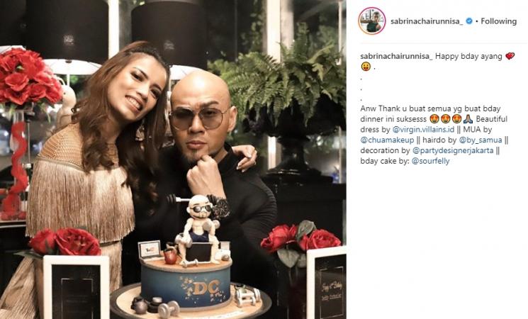 Sabrina Chairunisa dan Deddy Corbuzier. (Instagram/@sabrinachairunnisa_)