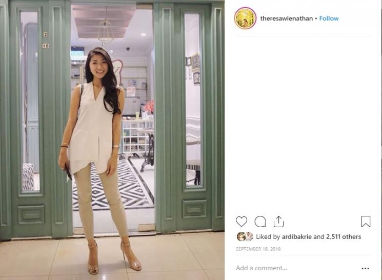 Theresa Wienathan. (Instagram/@theresawienathan)