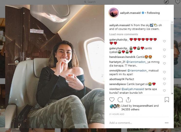 Aaliyah Massaid. [Instagram/@aaliyahmassaid]