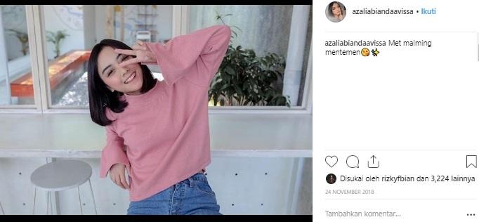 Azalia Bianda Avissa. (Instagram/@azaliabiandaavissa)