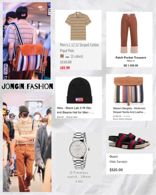 Fashion item Kai EXO (Instagram/@jongin_fashion)