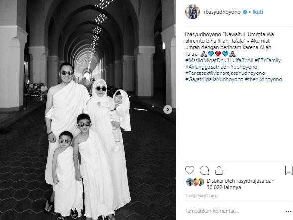 Ibas Yudhoyono dan Aliya Rajasa. (Instagram/@ibasyudhoyono)