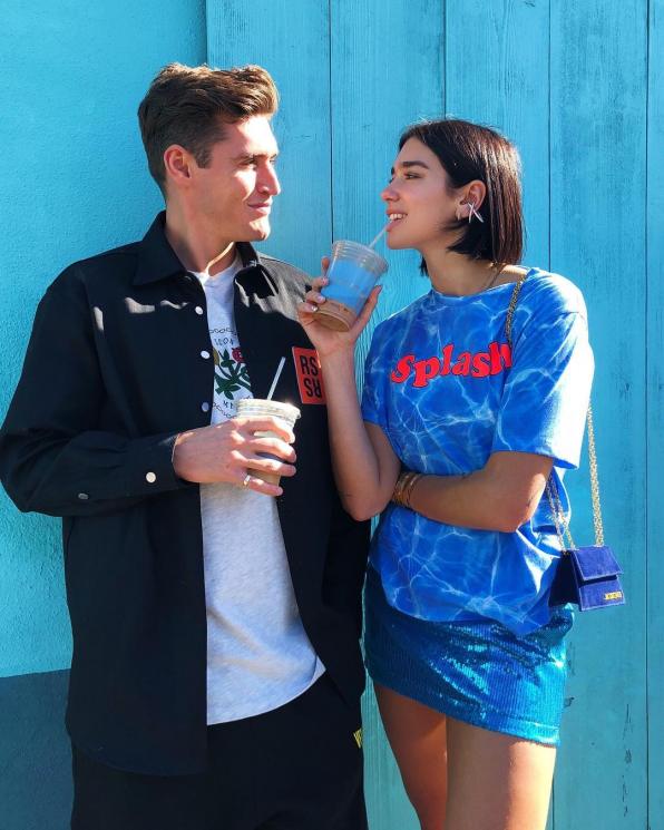 Dua Lipa dan Isaac Carew. (Instagram/@dualipa)