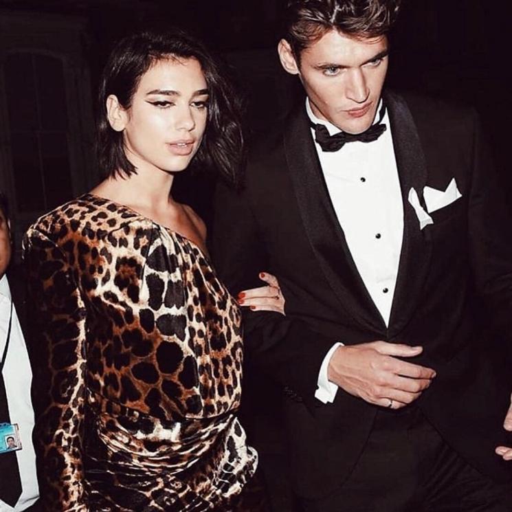 Dua Lipa dan Isaac Carew. (Instagram/@dualipa)
