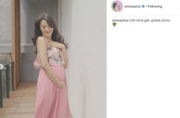 Gemes Banget, Intip 5 Potret Anissa Aziza Hamil tapi Tetap Ramping