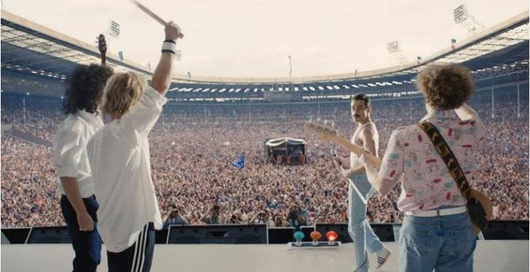 Adegan di film Bohemian Rhapsody. (Instagram/@bohemianrhapsodymovie)