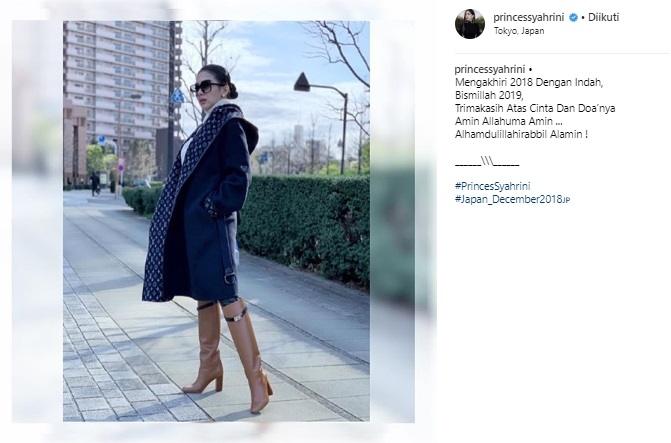 Seleb Indonesia liburan ke Jepang. (Instagram)