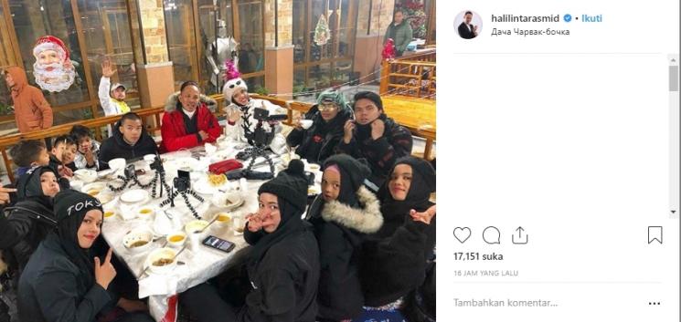 Liburan Gen Halilintar. (Instagram/@halilintarasmid)