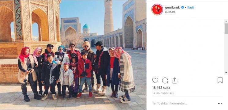Liburan Gen Halilintar. (Instagram/@genifaruk)