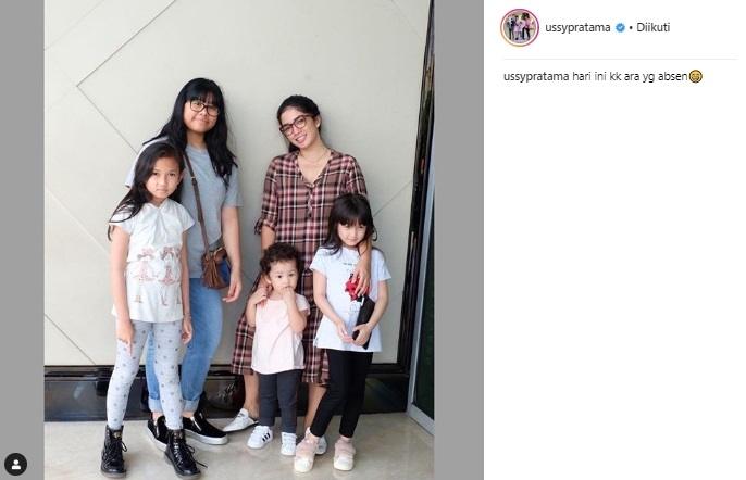 Pesona putri sulung Ussy Sulistiawaty. (Instagram/@ussypratama)