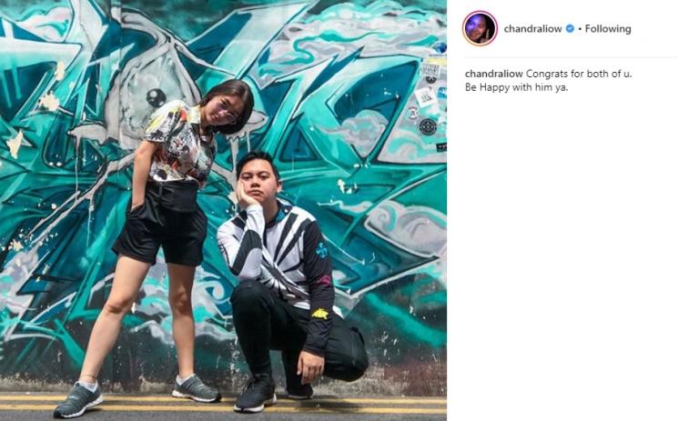 Devina Aurel dan Chandra Liow. (Instagram/@chandraliow)