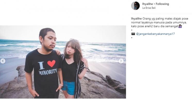 Tretan Muslim dan Pricilia Paramita. (Instagram/@lhyalihe)