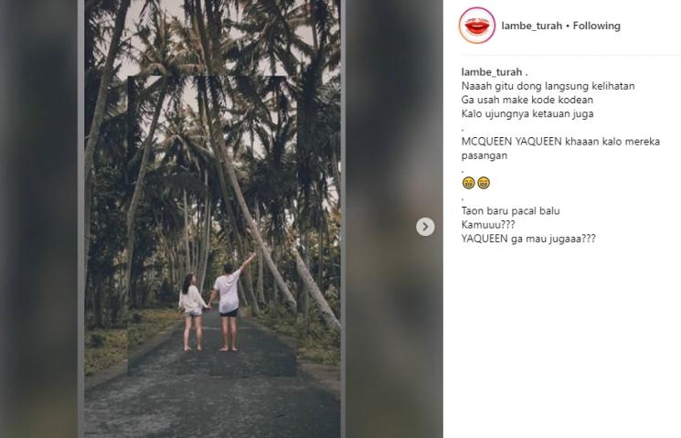 Angela Gilsha dan Stuart Collin. (Instagram/@lambe_turah)