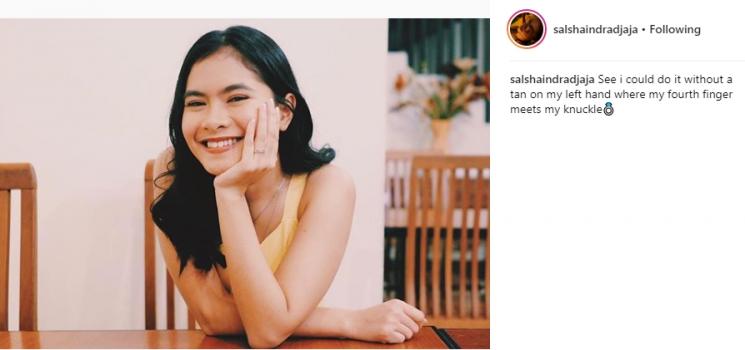 Juwita Salshadilla. (Instagram/@salshaindradjaja)