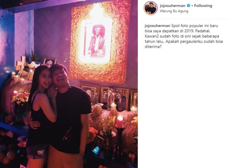 Clairine Clay dan Joshua Suherman. (Instagram/@jojosuherman)