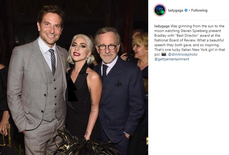 Bradley Cooper dan Lady Gaga. (Instagram/@ladygaga)