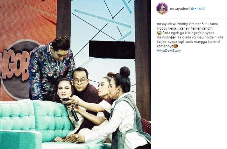 Gank Mentri Ceria. (Instagram/@mrsayudewi)