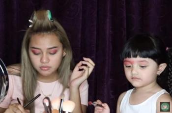5 Potret Centil Arsy Hermansyah, Kecil-kecil Sudah Jago Makeup