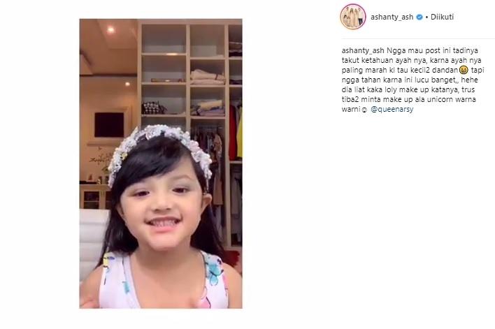 Arsy Hermansyah. (Instagram/@ashanty_ash)