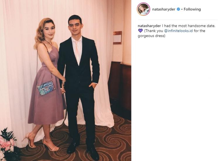 Ciccio Manassero dan Natasha Ryder. (Instagram/@natasharyder)