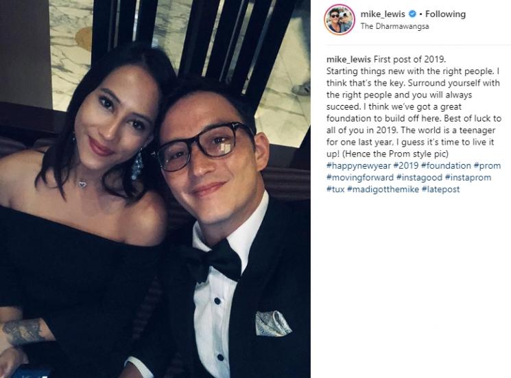 Janisa Pradja dan Mike Lewis. (Instagram/@mike_lewis)