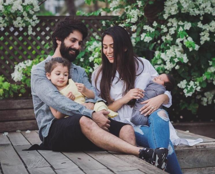 Shahid Kapoor, Mira Rajput, Misha dan Zain(Instagram/@mira.kapoor)