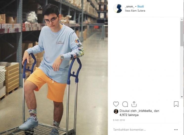 Sean Ivan, adik Irish Bella. (Instagram/@_snvn_)