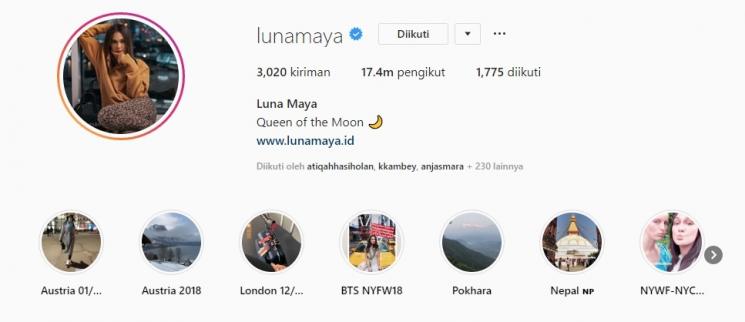 Luna Maya. (Instagram/@lunamaya)