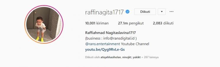 Nagita Slavina. (Instagram/@raffinagita1717)