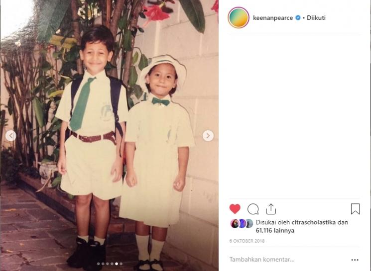 Transformasi Keenan Pearce. (Instagram/@keenanpearce)