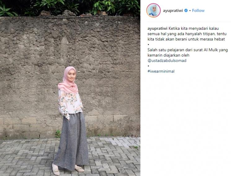 Ayu Pratiwi. (Instagram/@ayupratiwi)