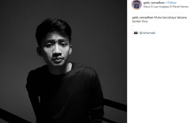 Gebi Ramadhan. (Instagram/@gebi_ramadhan)
