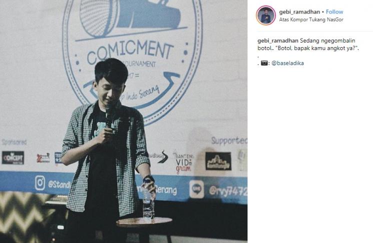 Gebi Ramadhan. (Instagram/@gebi_ramadhan)
