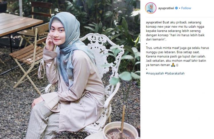 Ayu Pratiwi. (Instagram/@ayupratiwi)