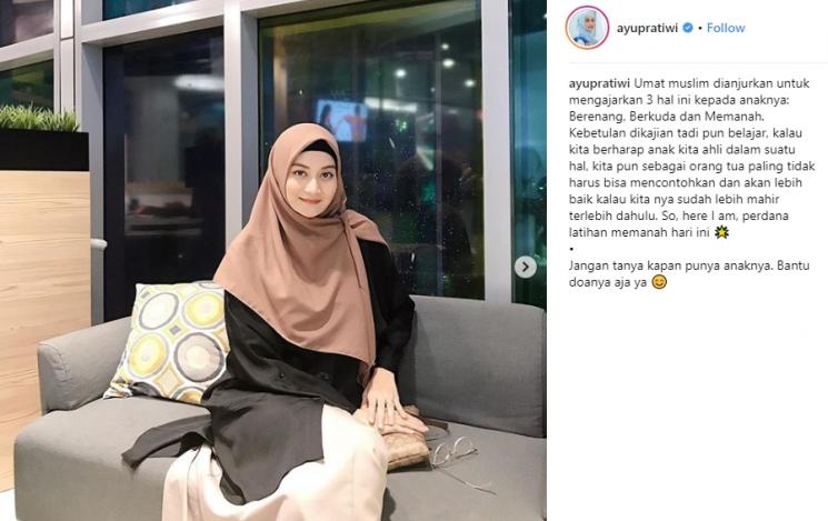 Ayu Pratiwi. (Instagram/@ayupratiwi)