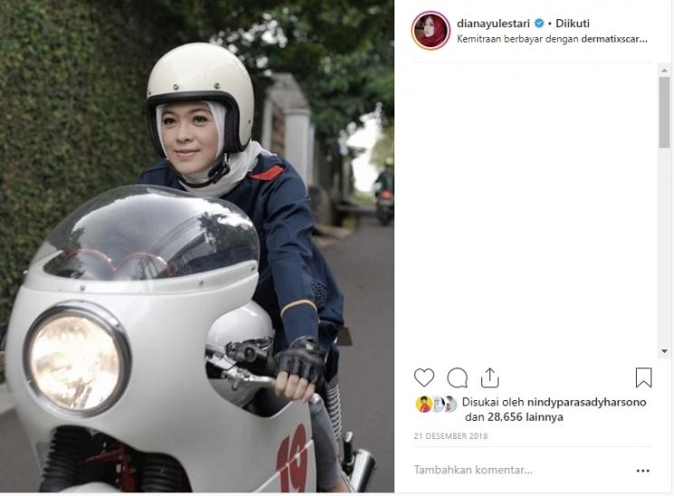 Dian Ayu Lestari. (Instagram/@dianayulestari)