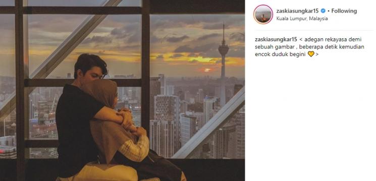 Irwansyah dan Zaskia Sungkar. (Instagram/@zaskiasungkar15)