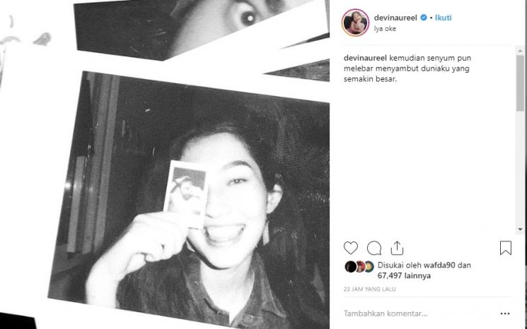 Wafda Saifan dan Devina Aureel Pacaran. (Instagram/@devinaureel)