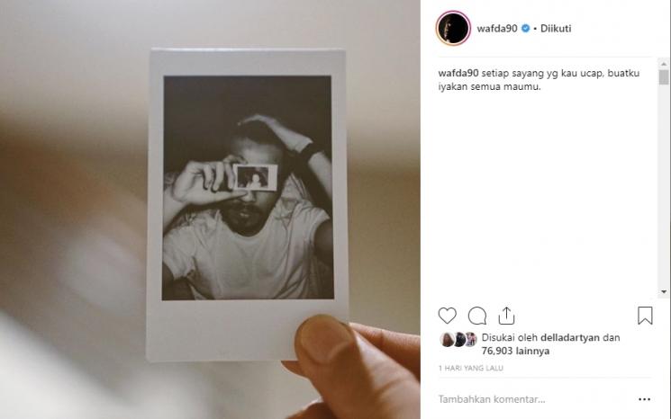 Wafda Saifan dan Devina Aureel Pacaran. (Instagram/@wafda90)