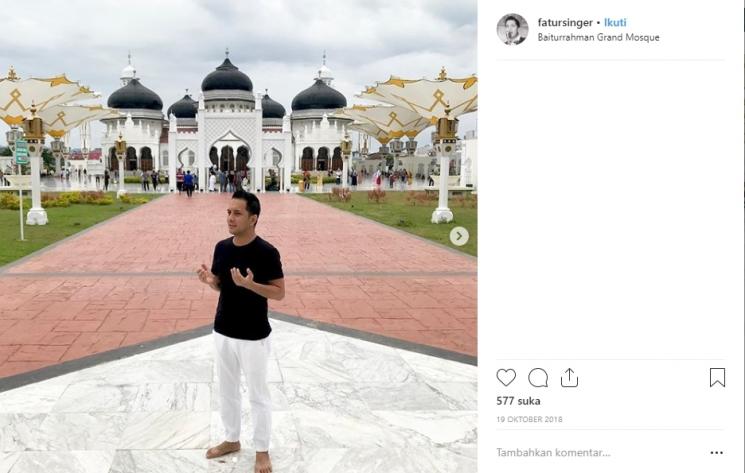 Kabar terkini Fatur. (Instagram/@fatursinger)