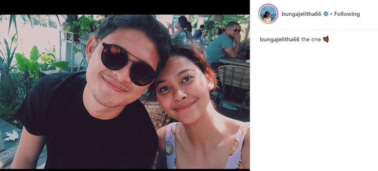Syamsir Alam dan Bunga Jelitha. (Instagram/@bungajelitha66)