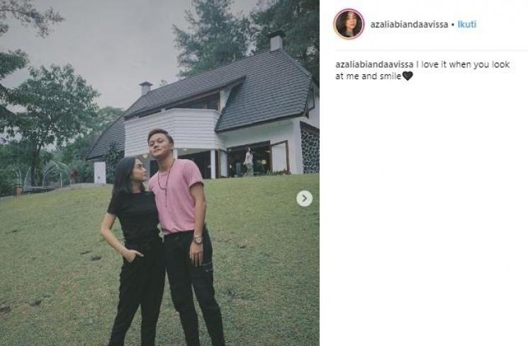 Rizky Febian dan Azalia Bianda Avissa. (Instagram/@azaliabiandaavissa)