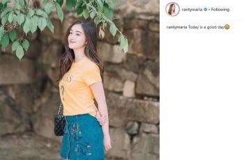 5 Gaya Liburan Ranty Maria, So Cute!